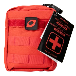 116 Piece First Aid and Survival Tactical Pack