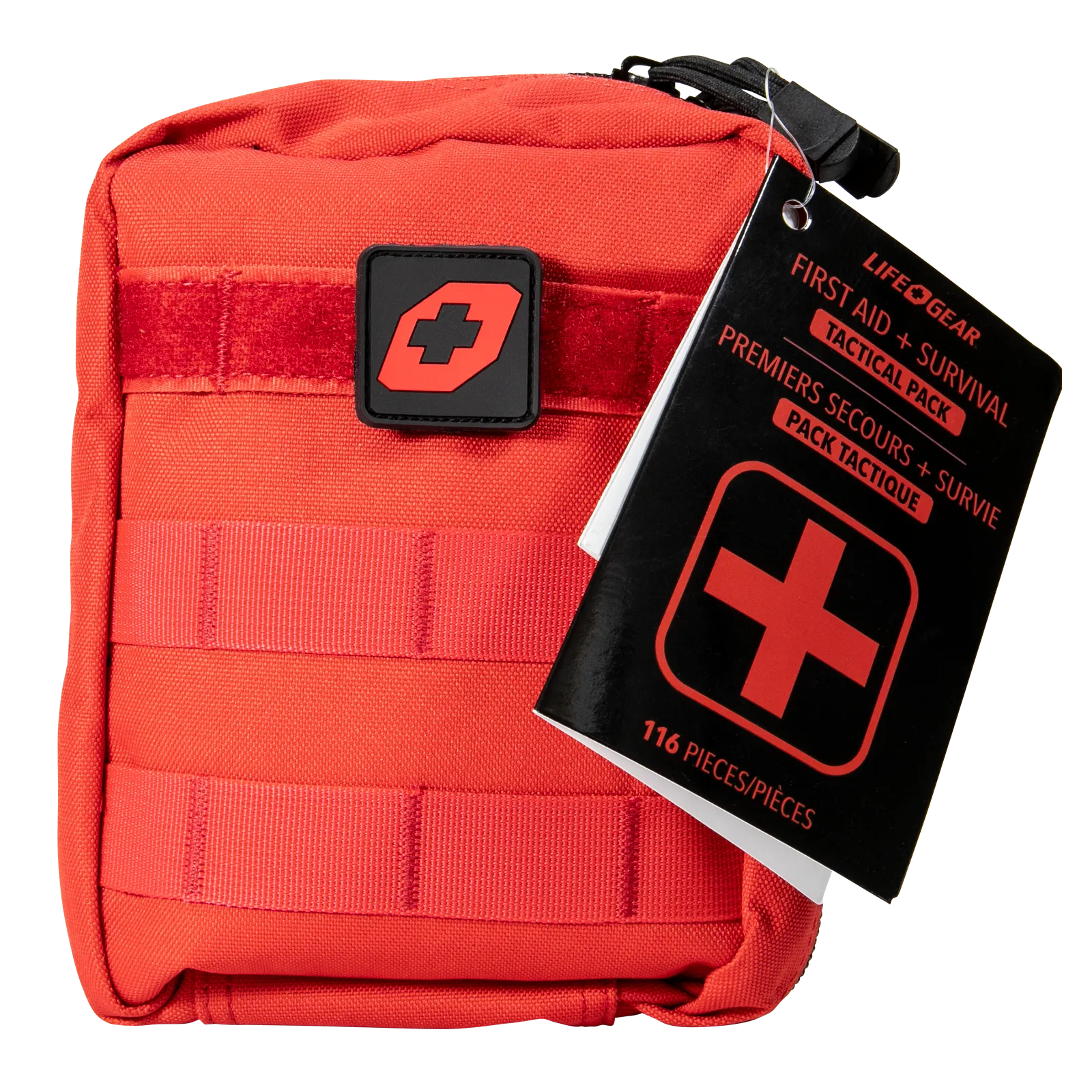 116 Piece First Aid and Survival Tactical Pack