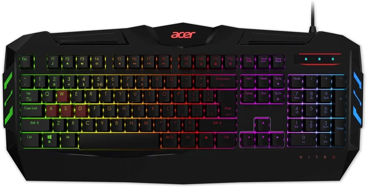 Acer Nitro Membrane Gaming Keyboard (Black) (NKB810)