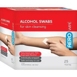 Alcohol Swabs - First Aid Kit Refills (PK 250 Wipes)