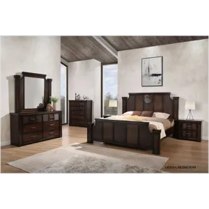 Arissa Bedroom Set - King Bed/Bedside/Dresser/Chest Drawer