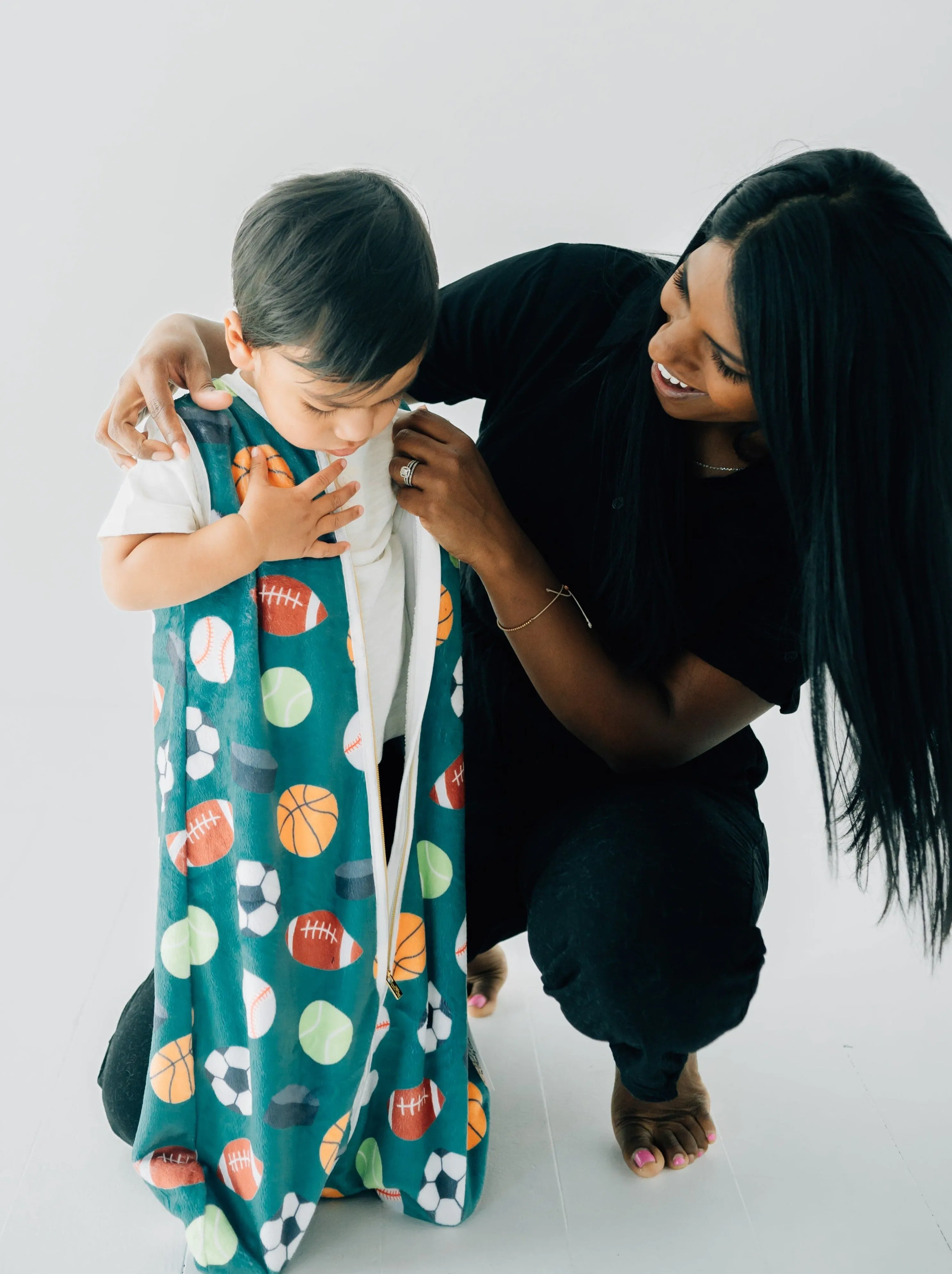 Athlete Wearable Minky Blanket