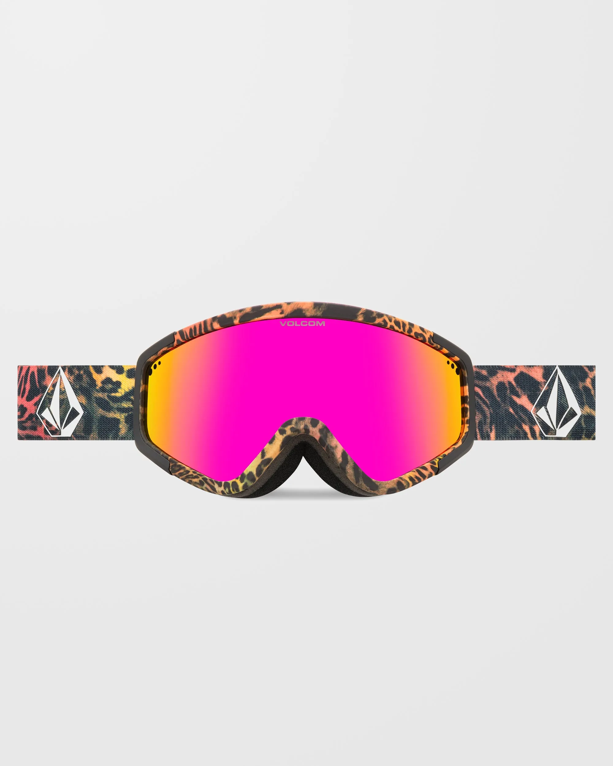 Attunga Acid Leopard Goggle ( Bonus Lens - Rose) - Pink Chrome