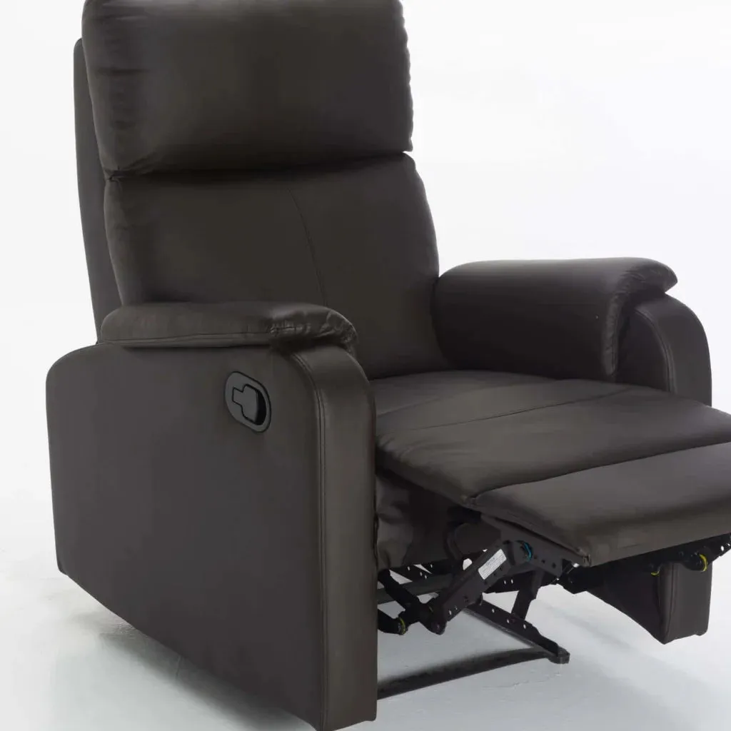 BO LEATHER TOUCH ARMCHAIR RECLINER