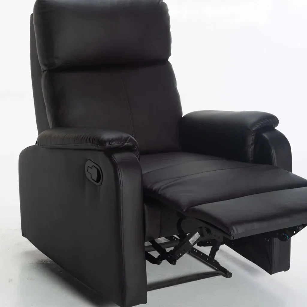 BO LEATHER TOUCH ARMCHAIR RECLINER