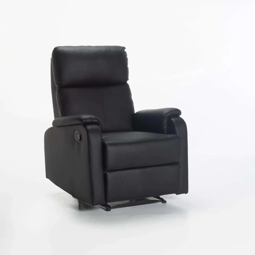 BO LEATHER TOUCH ARMCHAIR RECLINER