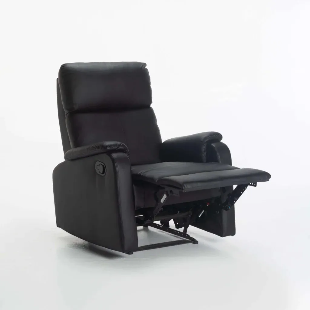 BO LEATHER TOUCH ARMCHAIR RECLINER