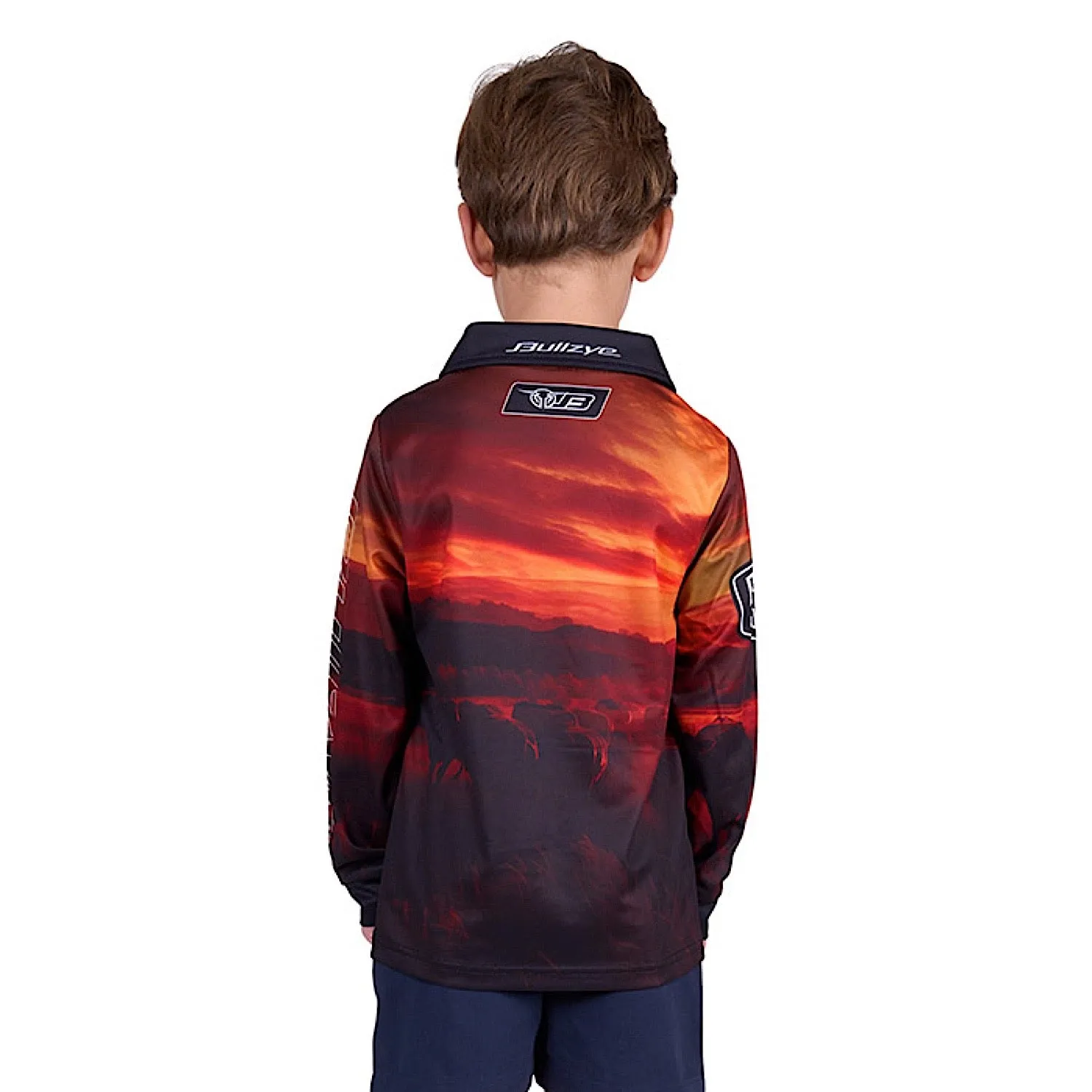 Bullzye Boy's Cam Long Sleeve Tee - Multi