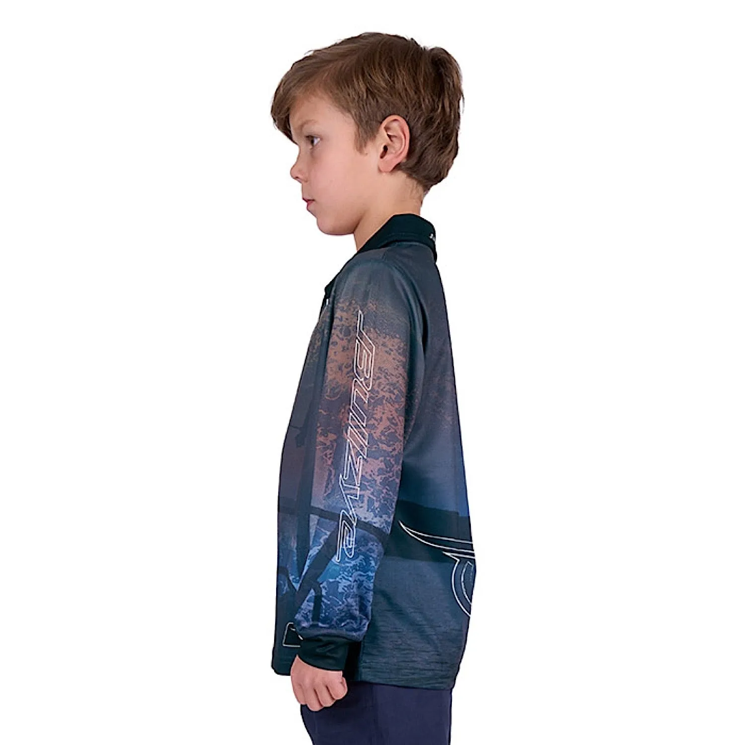 Bullzye Boy's Luke Long Sleeve Tee - Multi