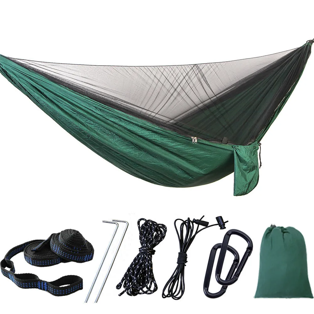 Camping Hammock Double & Single Portable Hammocks Camping Accessories for Outdoor, Indoor, Backpacking