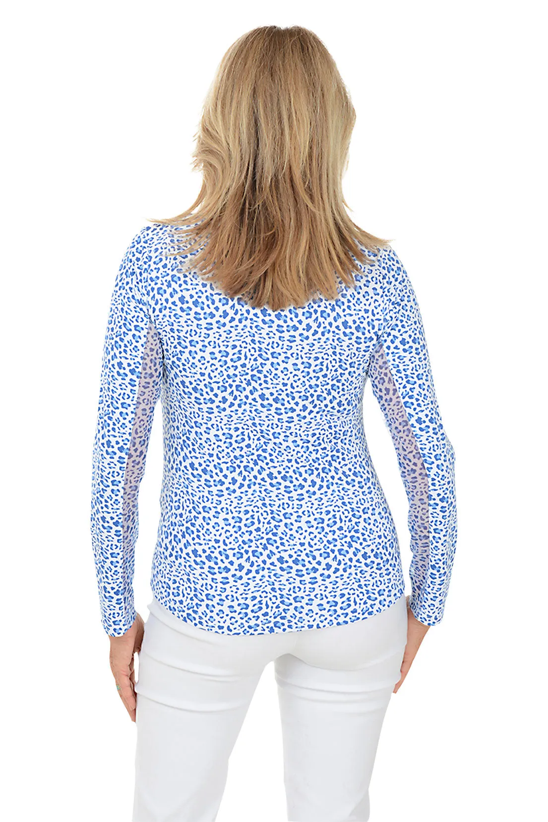 Carrie Cheetah UPF50  Sun Shirt