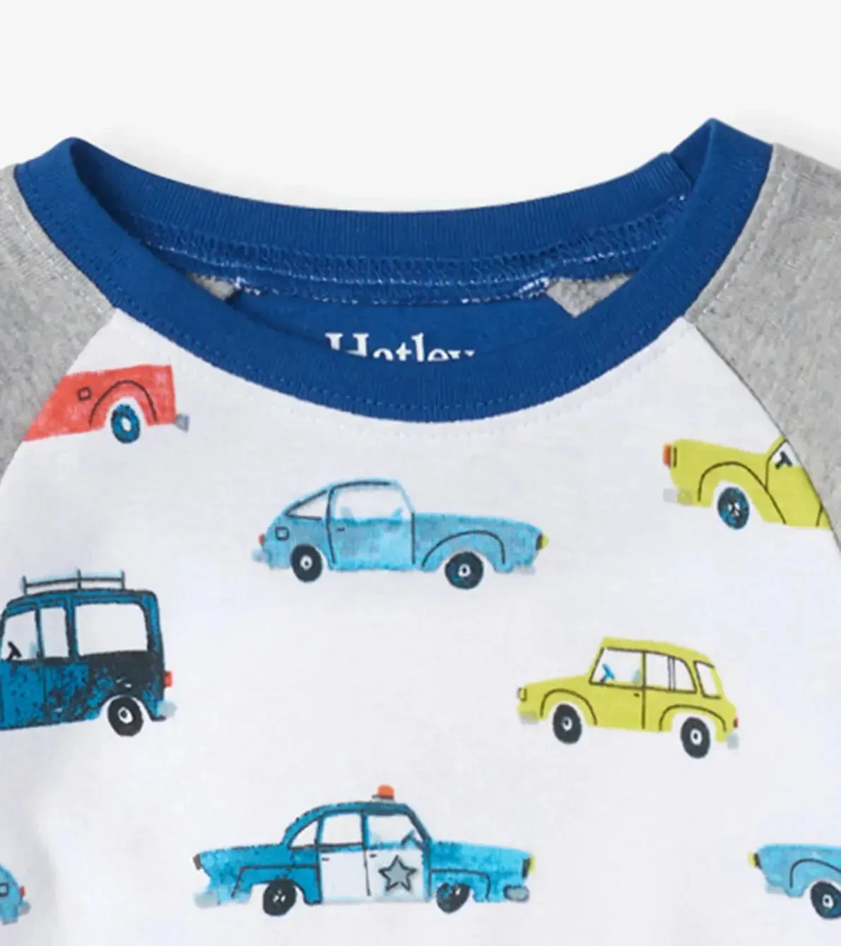 Cars Raglan Kids Organic Cotton Boys Pajama Set | Hatley