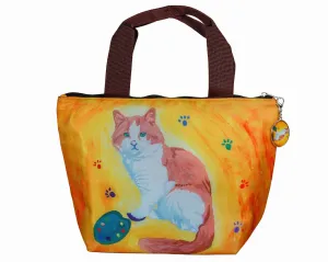 Cat Lunch Bag - Paw in the Paint