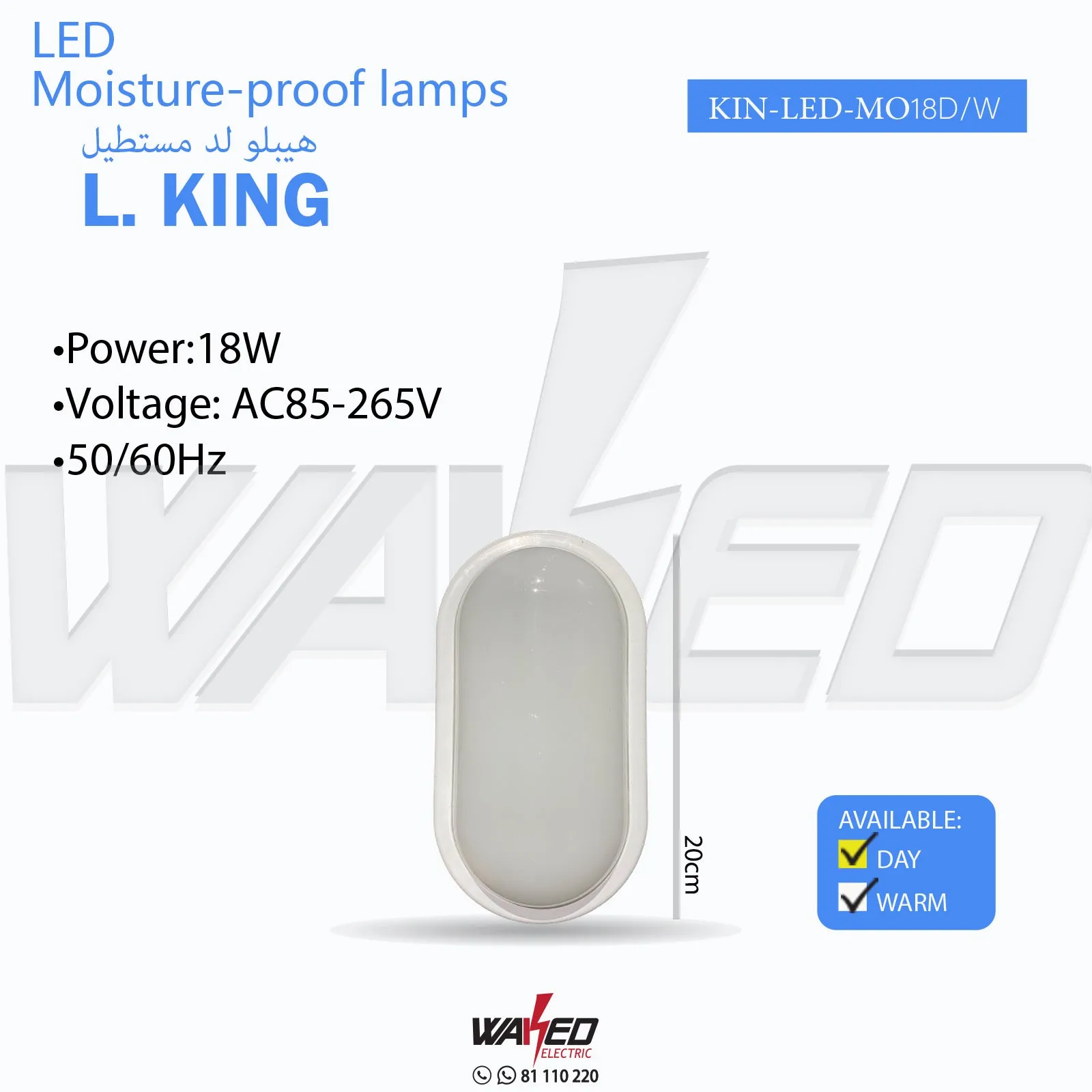 Ceiling - Wall Led Lamp - 18W - L.King