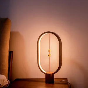 Creative Smart Balance Magnetic Switch LED Table Night Light Lamp