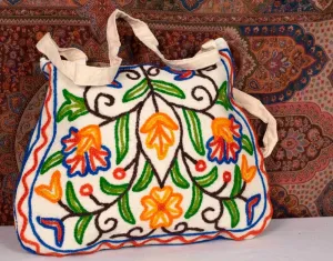 Crewel Kashmiri Aari Work Shoulder Bag