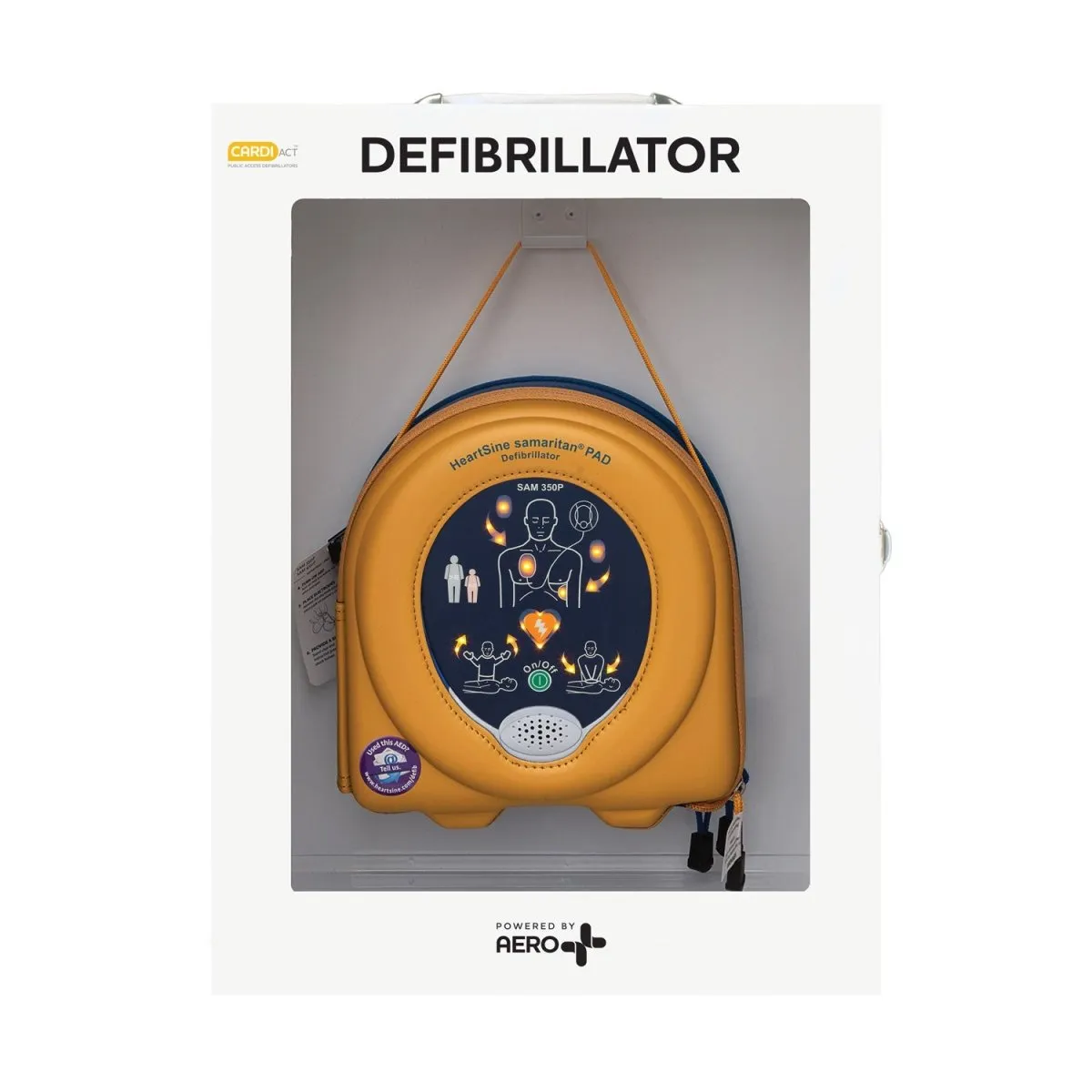 Defibrillator AED PAD Kits & Cabinets - HeartSine/CardiAct