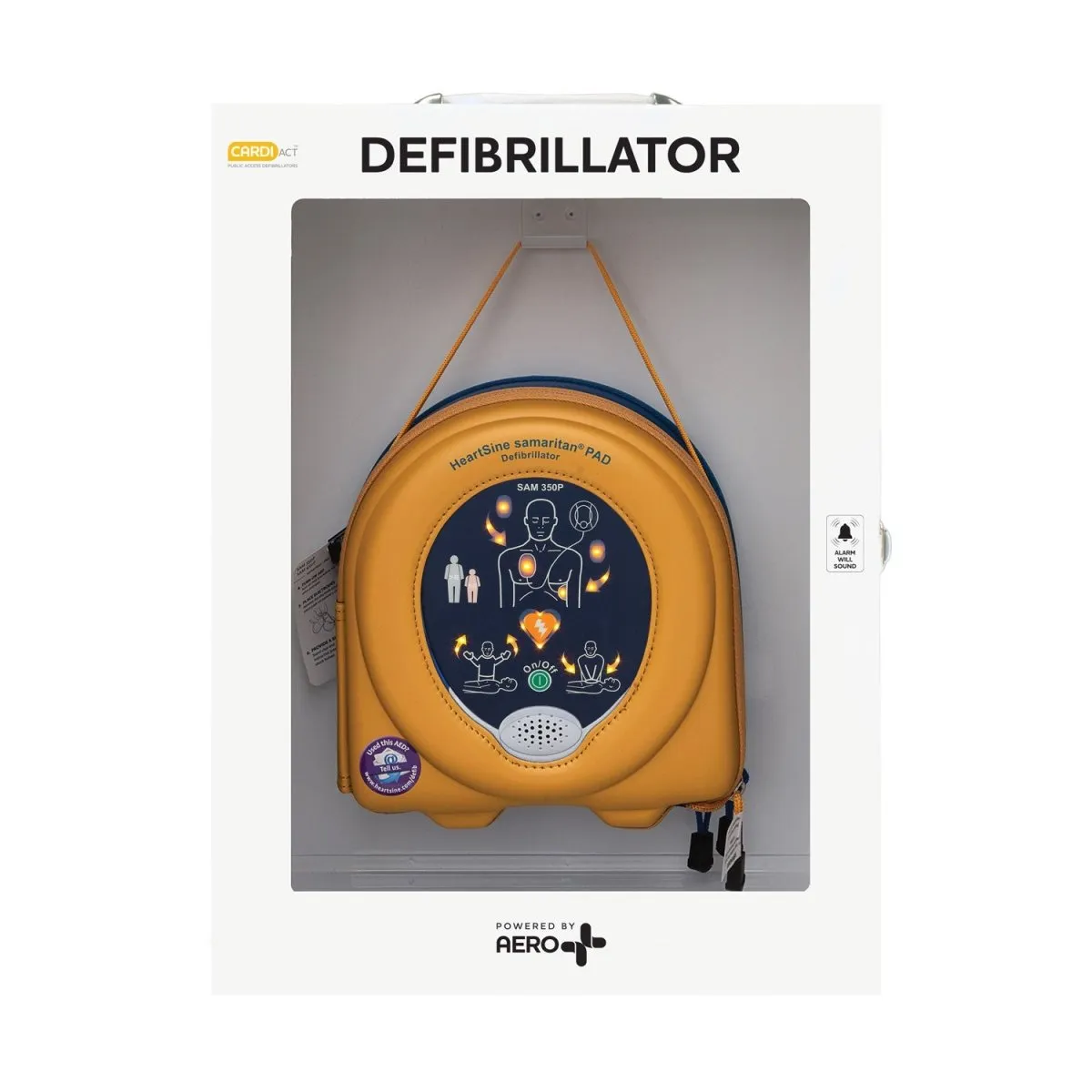 Defibrillator AED PAD Kits & Cabinets - HeartSine/CardiAct