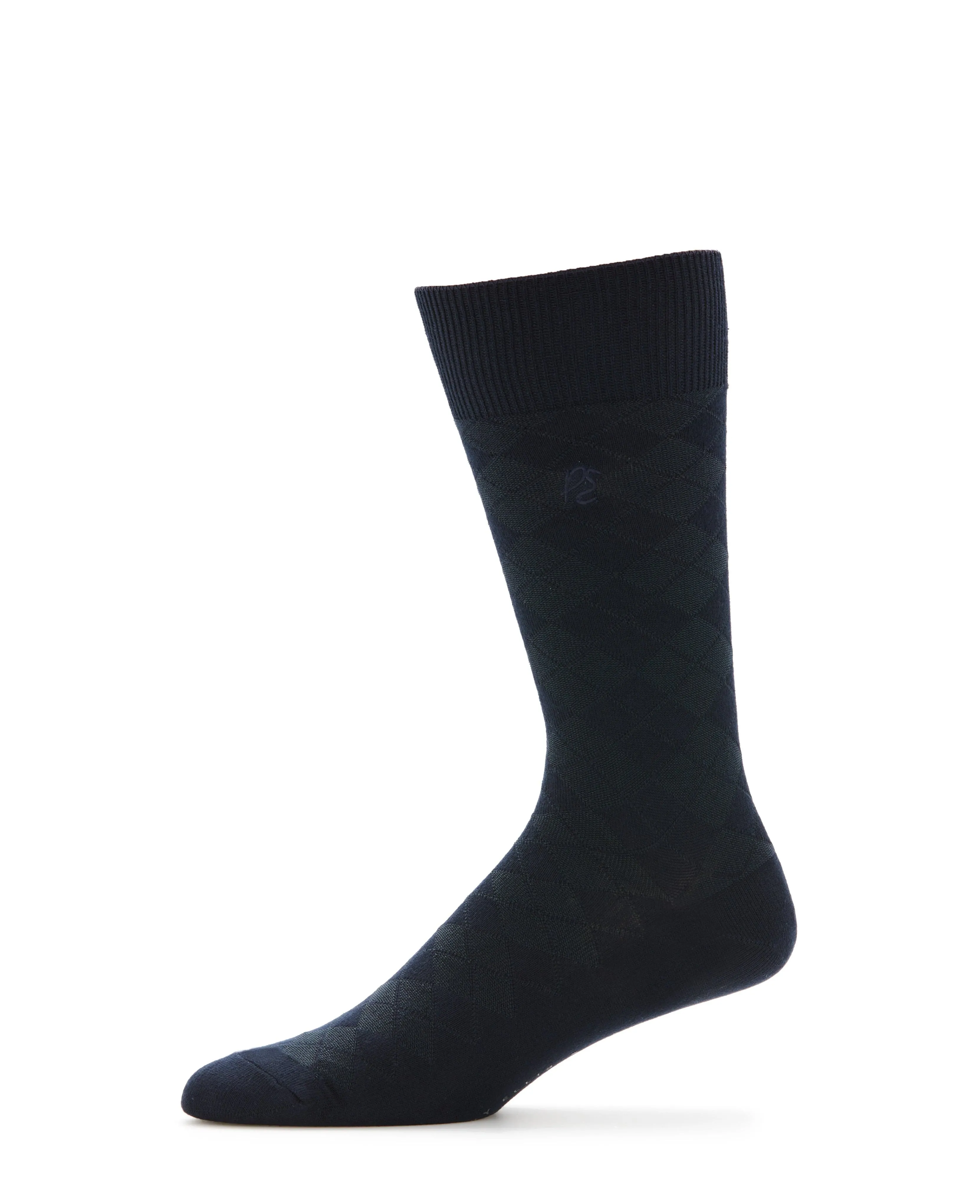 Diamond Stitch Logo Socks