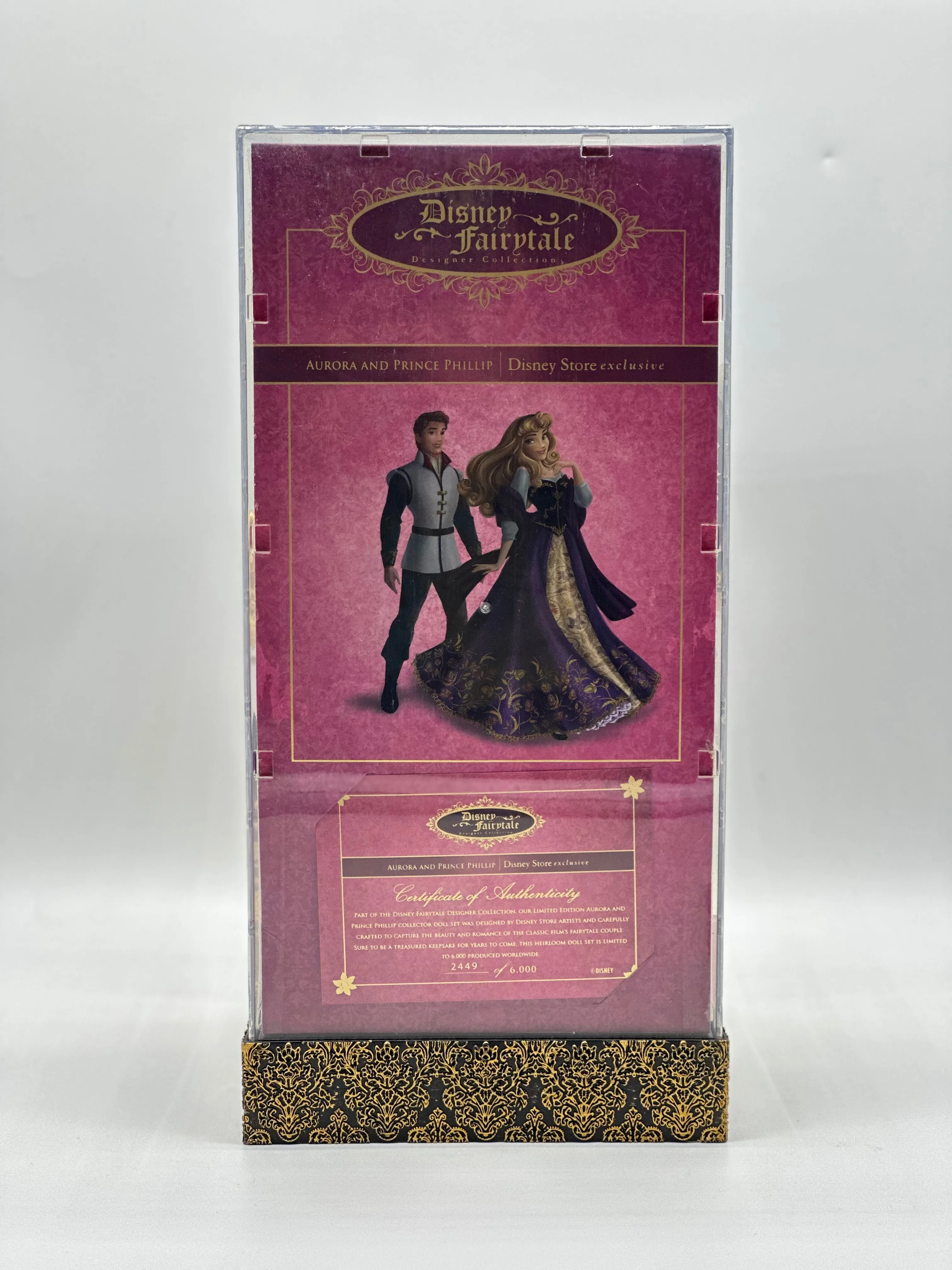 Disney Fairytale Designer Collection Briar Rose And Prince Phillip Limited Edition Doll Set