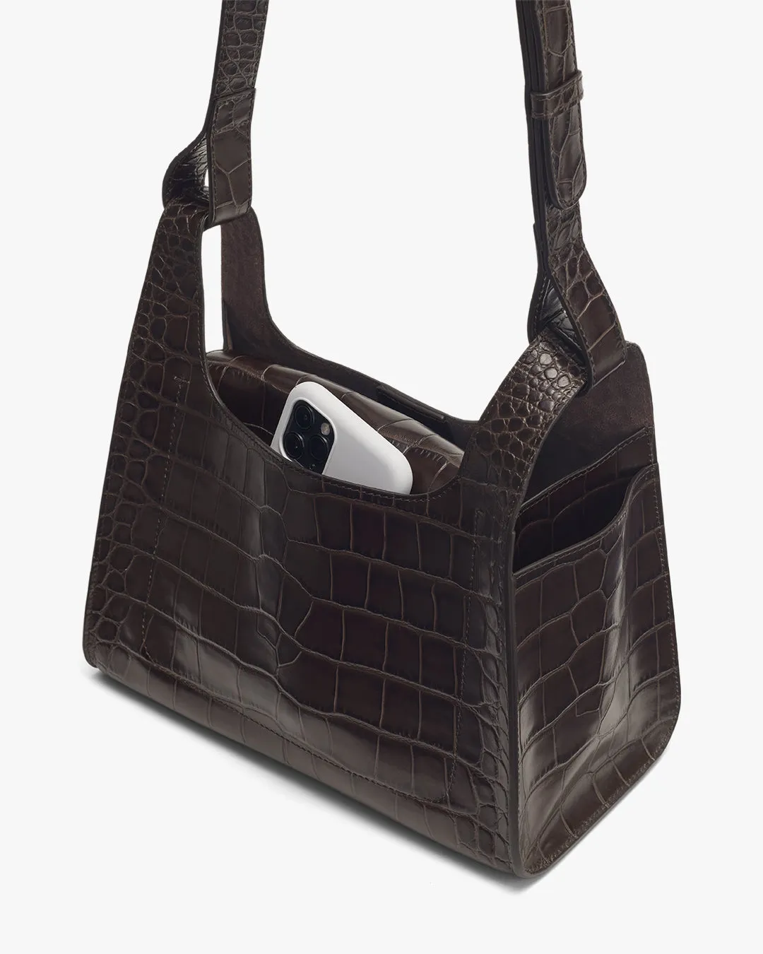 Double Loop Bag (Croco)