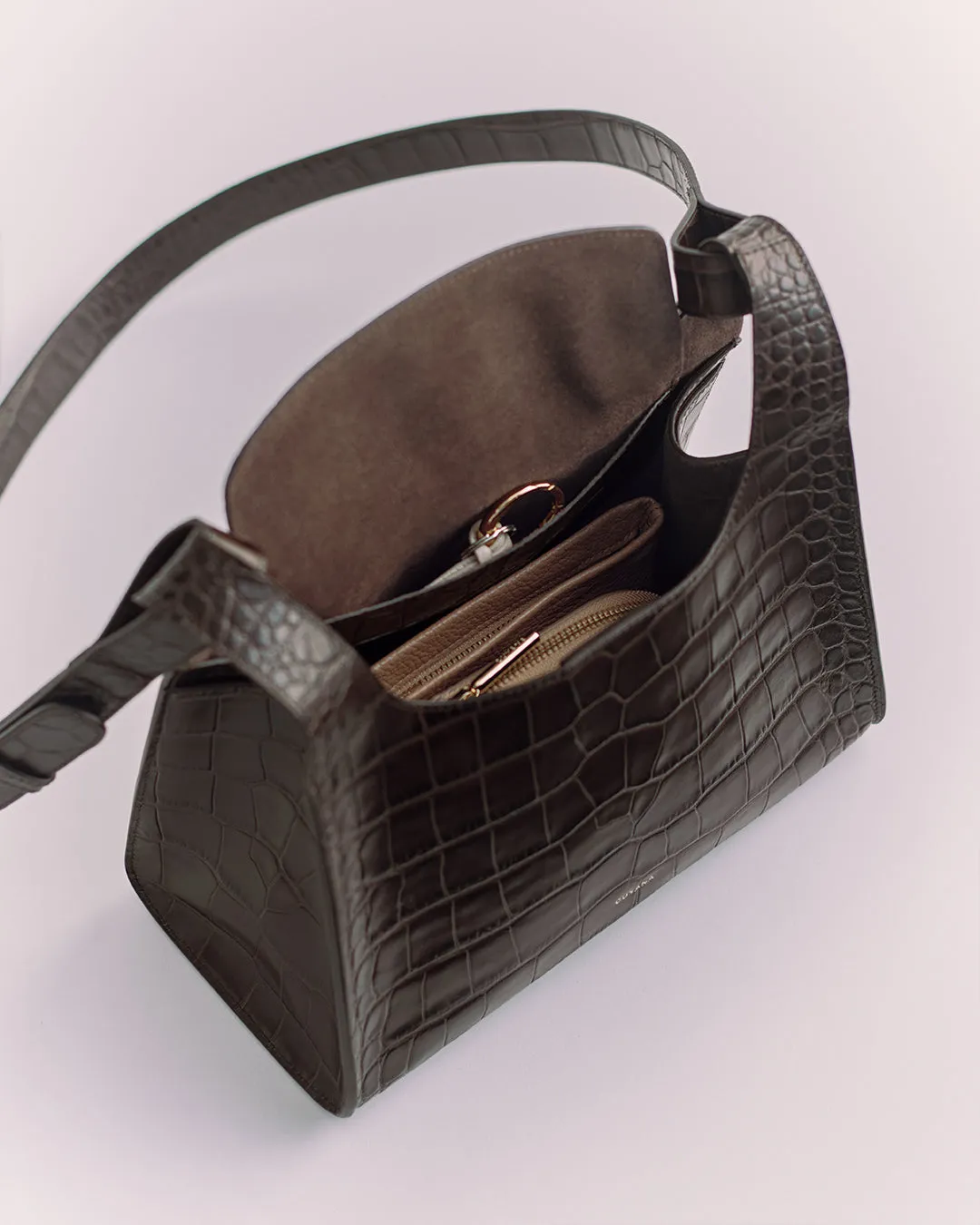 Double Loop Bag (Croco)