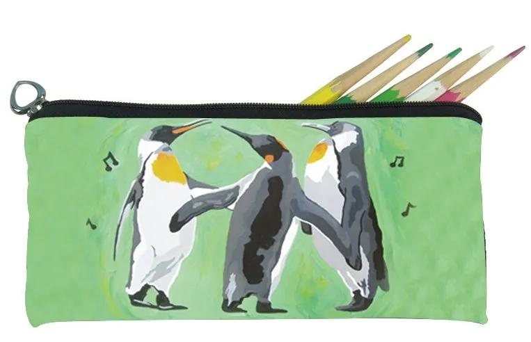 Emperor Penguins Kitten Pencil Bag - The Trio