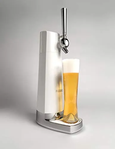 Fizzics DraftPour Beer Dispenser – Ice – Enjoy Fresh Nitro-Style Draft Beer From Any Can or Bottle