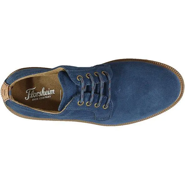 Florsheim Kids Boy's Sapacush Plain Toe Ox Navy Suede/Brick (Sizes 4-7)