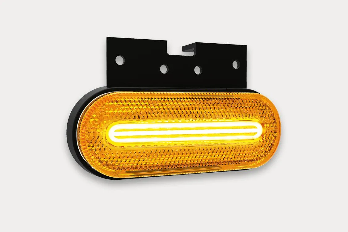 Fristom Amber Side Marker Light with LED Stripe