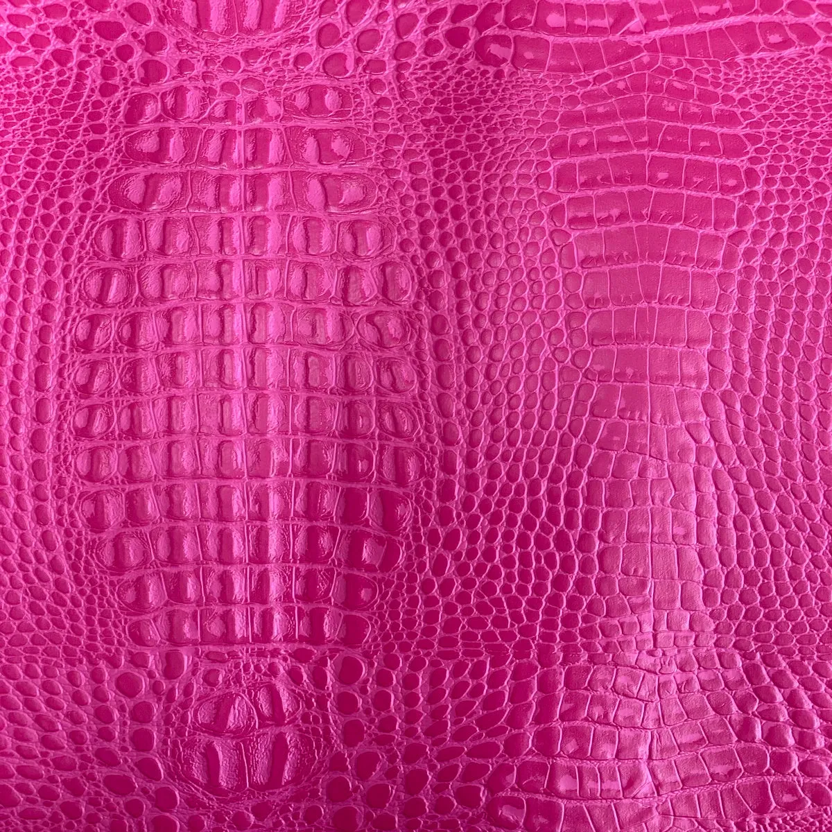 Fuchsia Marine Gator Vinyl Fabric