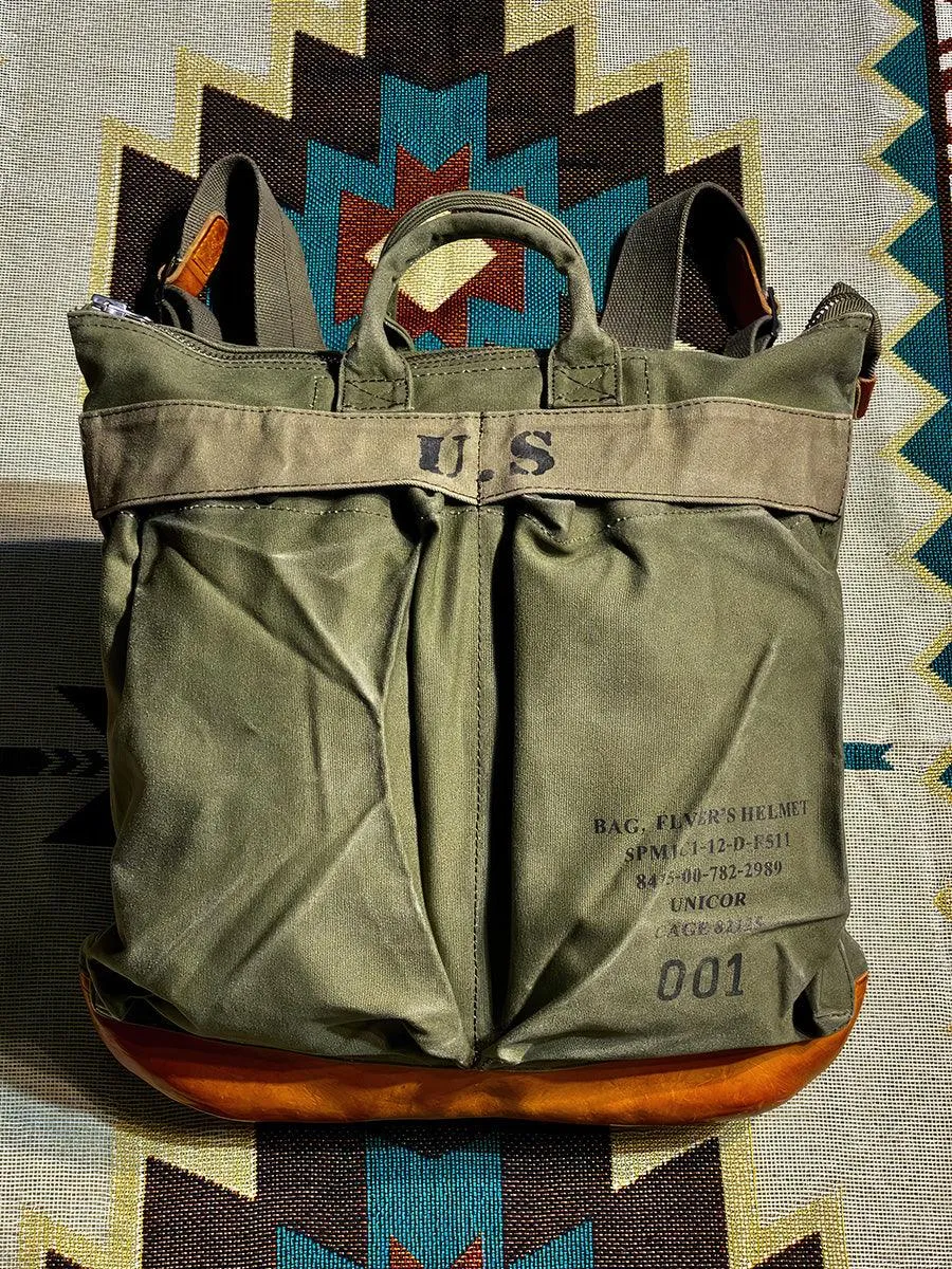 Handmade USAF Flyer Helmet Bag