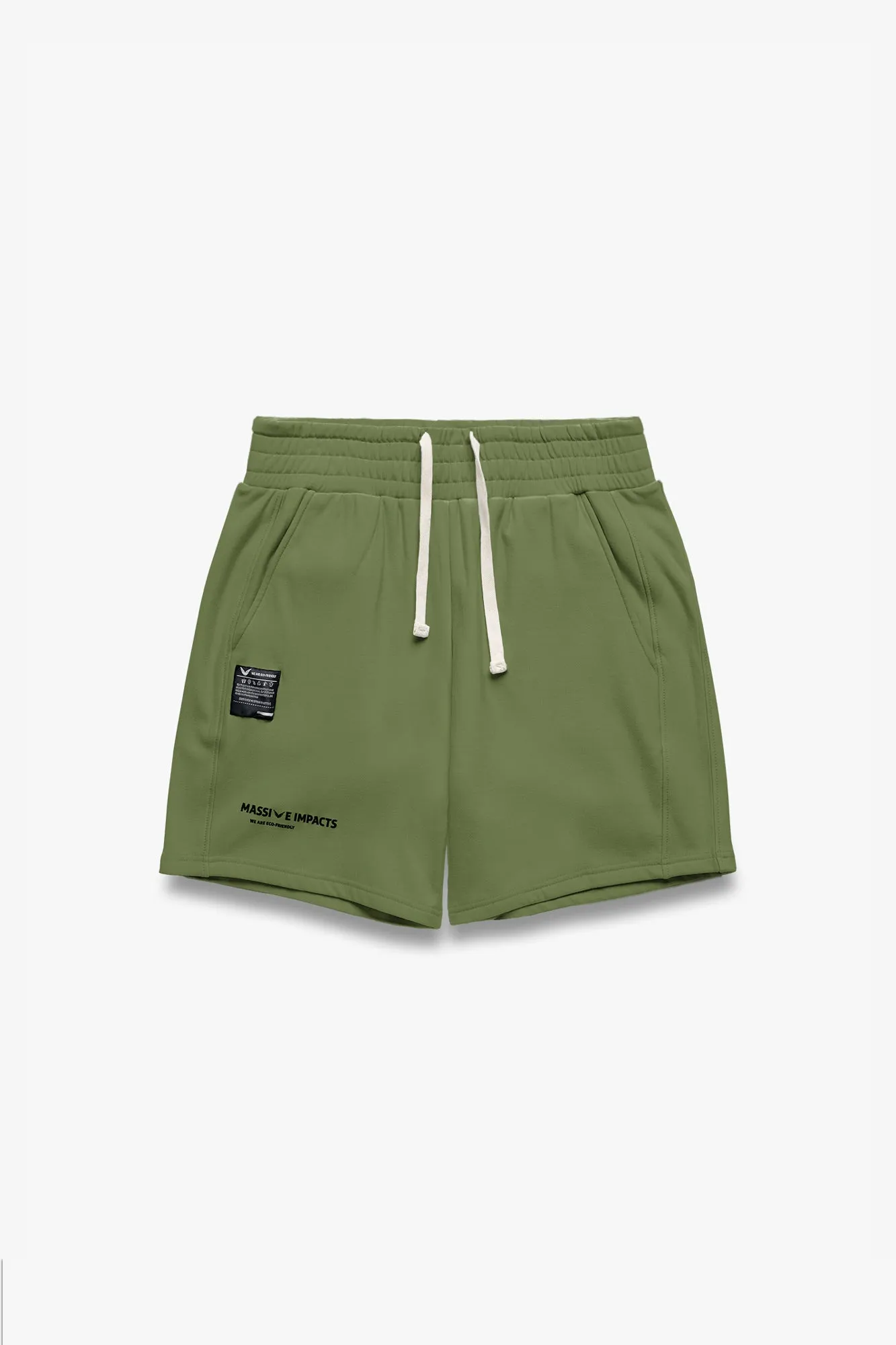 J010MI Organic Cotton & Bamboo Drawstring Shorts