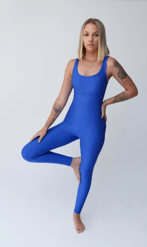 Jumpsuit Colmeia Textured Royal