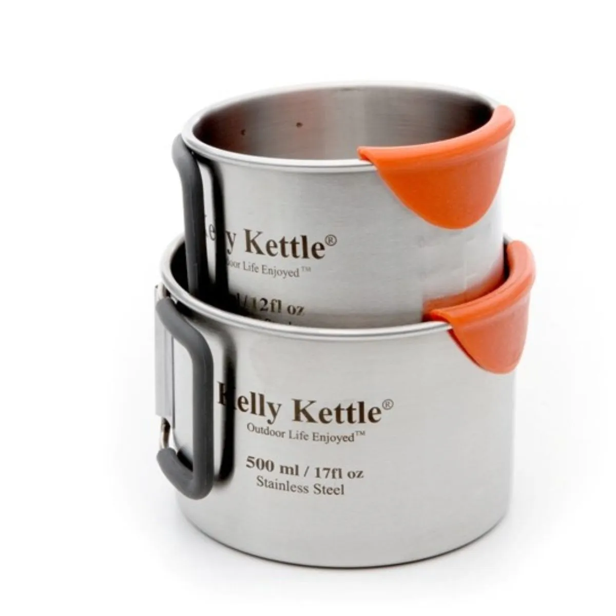 Kelly Kettle Cups (Nesting 2 Set) Stainless Steel