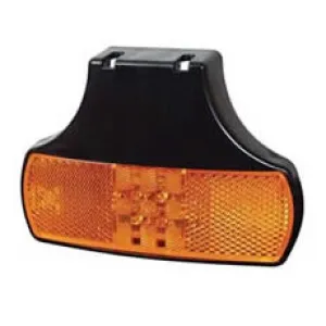 Lamp Side Marker Amber LED 12-24 volt with Bracket Bg1