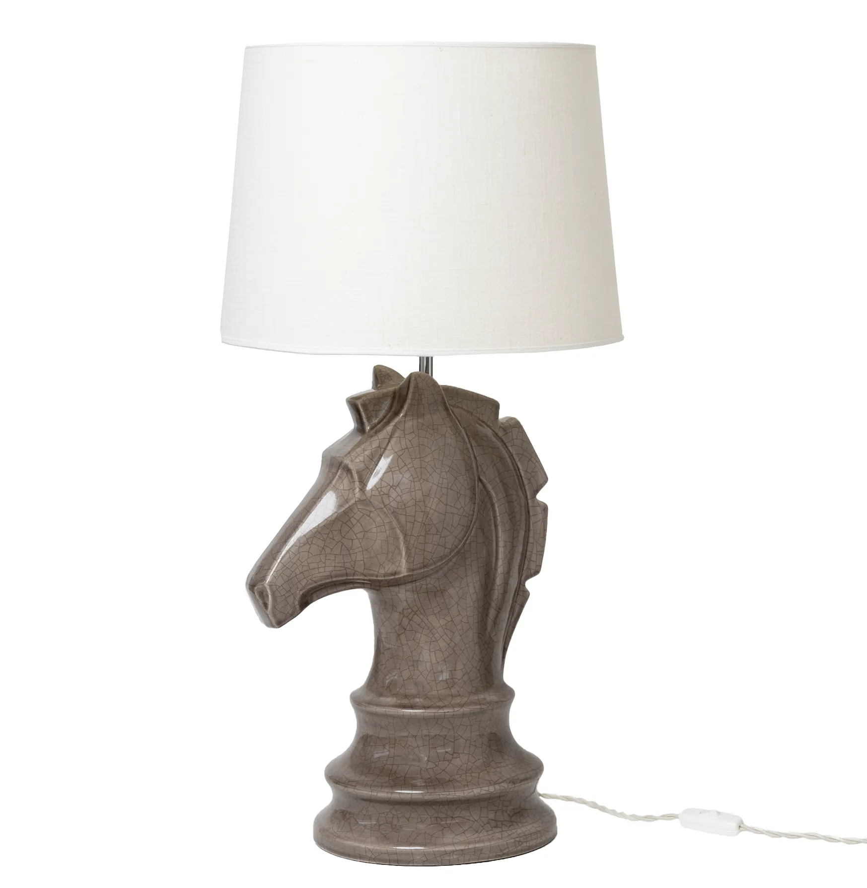 Lamp Stand Chess Horse Mud Crack