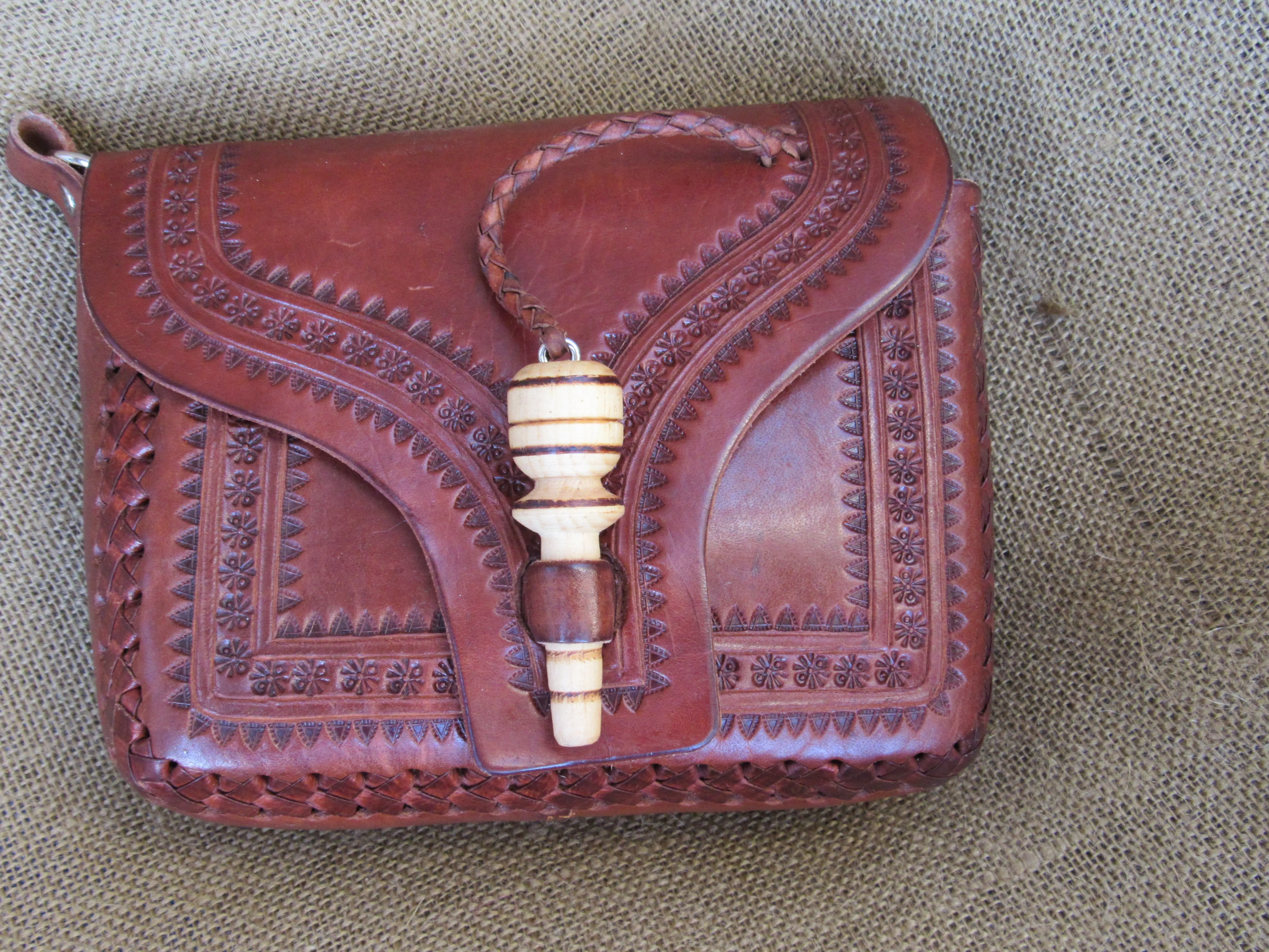 Leather Hand Tooled Purses and Bags