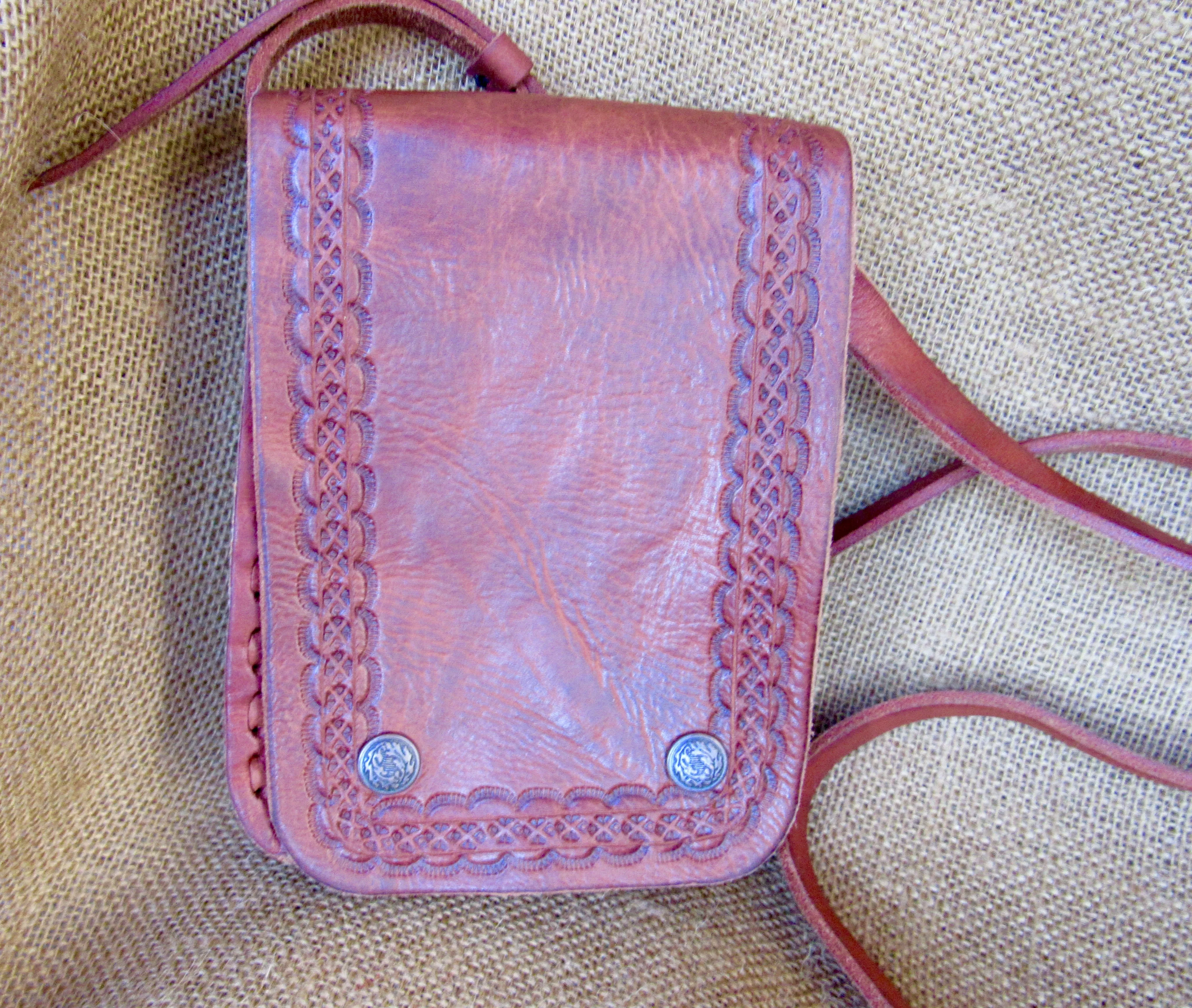 Leather Hand Tooled Purses and Bags