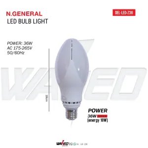 Led Bulb Light - 36w - N.GENERAL