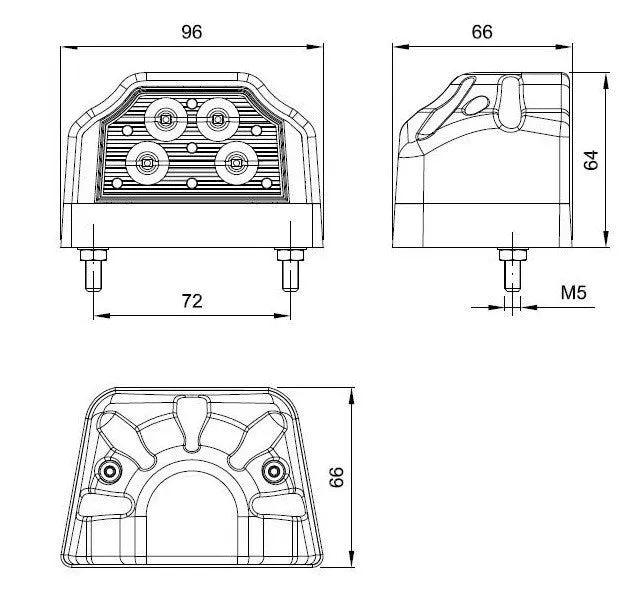 LED Number / Licence Plate Lamp