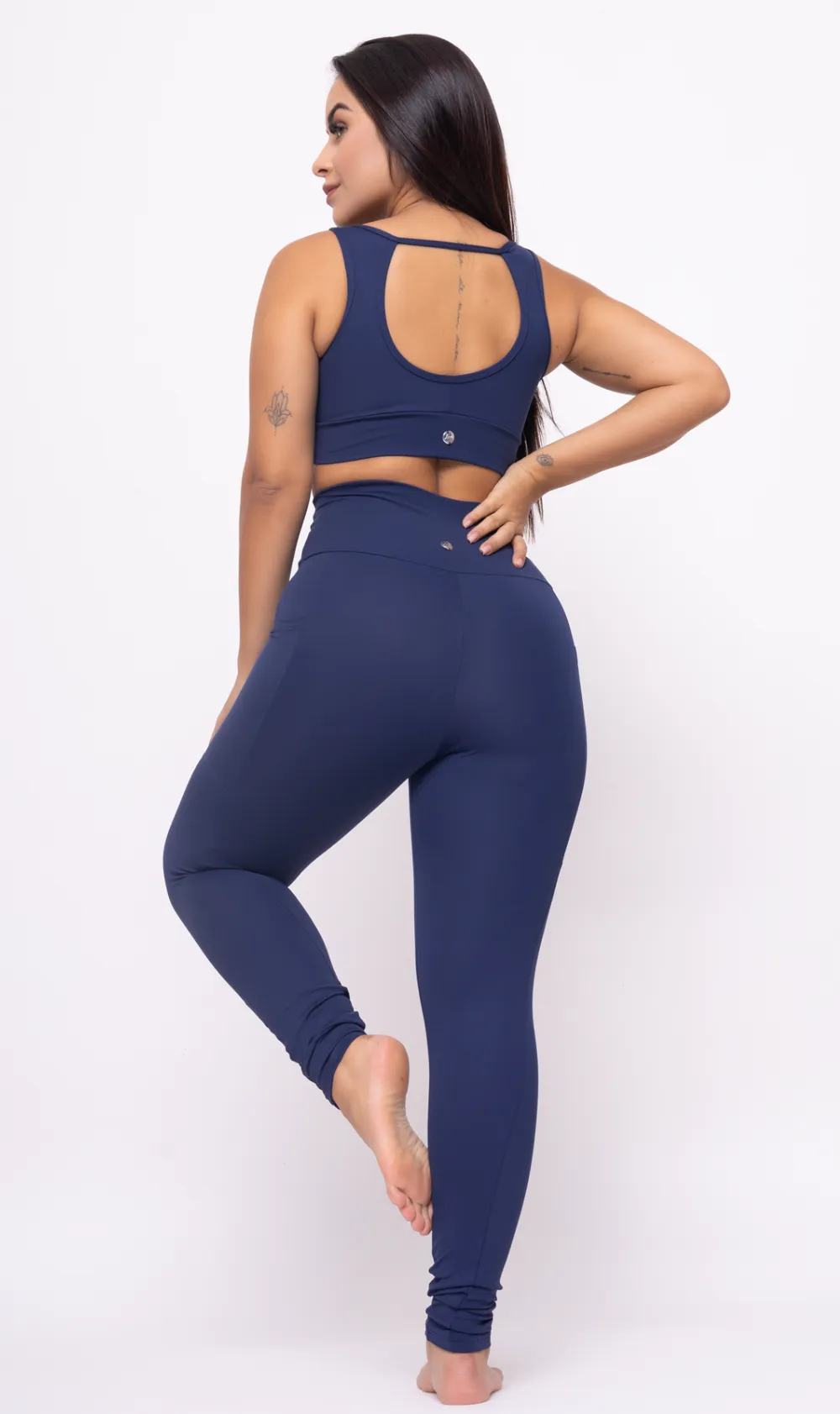 Legging Detox with Pocket Navy