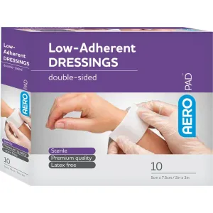 Low Adherent Dressing - 2 Inch x 3 Inch - First Aid Kit Refills (PK 480 Dressings)