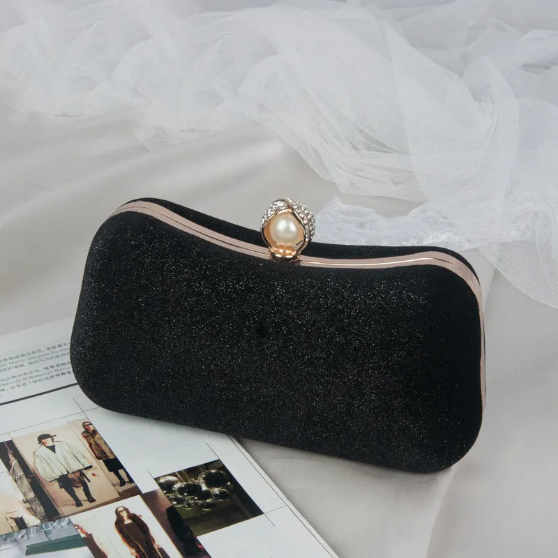 Megan Velvet Clutch Bag