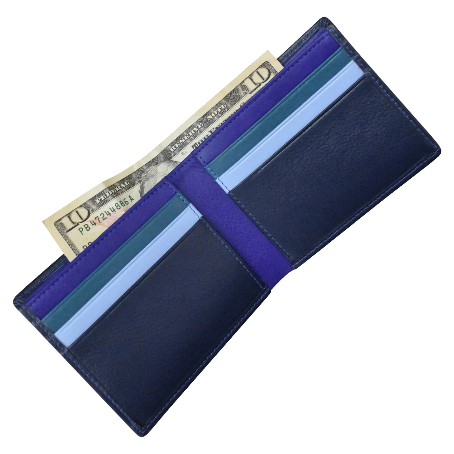 Men's Wallet Multi Color Bifold