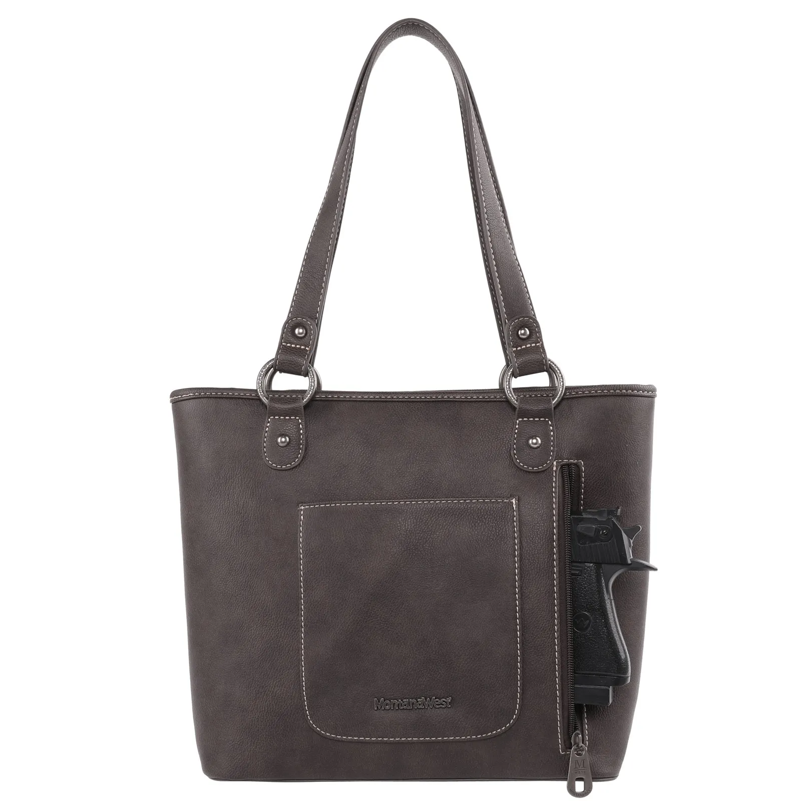 MW1146G-8317 Montana West Fringe Collection Concealed Carry Tote