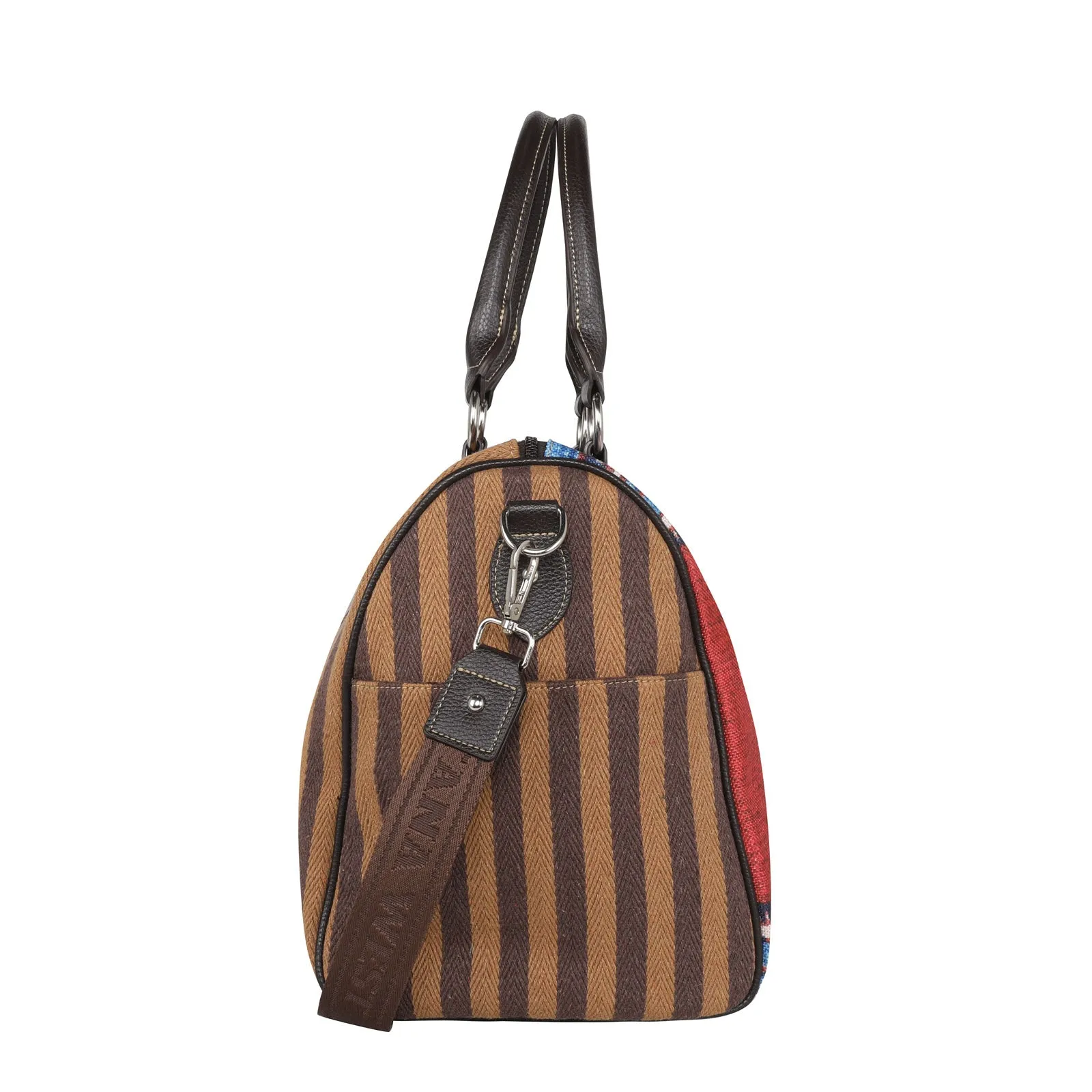 MW939-5110 Montana West Aztec Canvas Weekender Bag