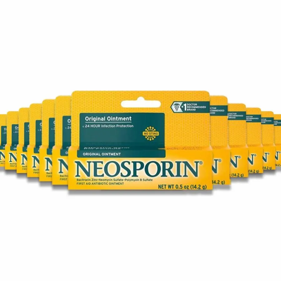 Neosporin - Original First Aid Antibiotic Ointment, Wound Care Treatment - 0.5 Oz - 72 Pack