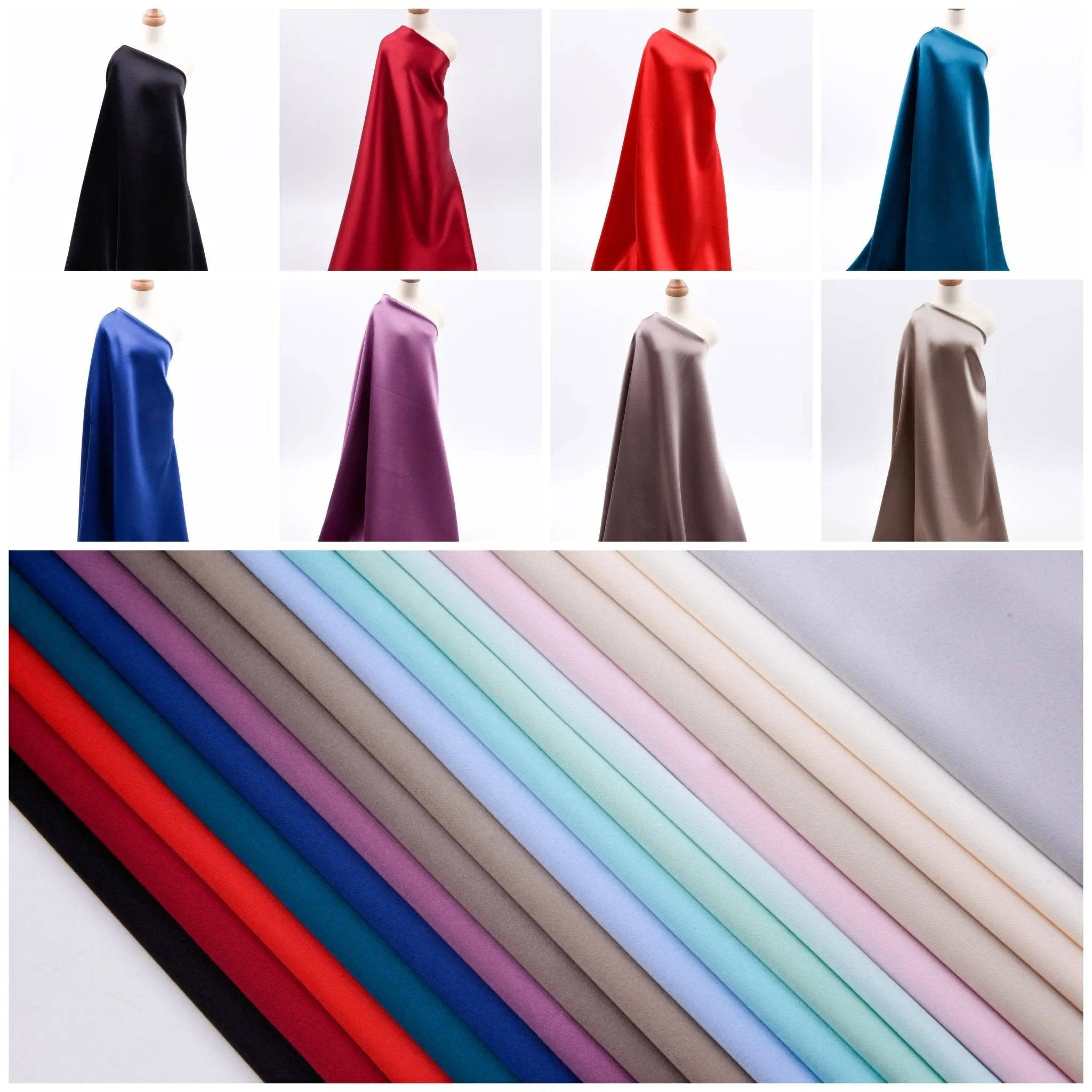 Original 100% Silk Stretch Silk Fabric, 19 Momme Mulberry Silk Fabric.100% CRUELTY-FREE SILK Fashion Apparel width 48 inch