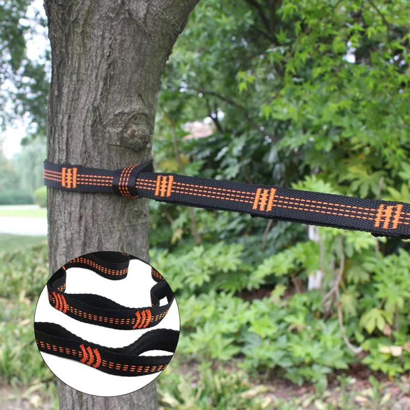 Outdoor Camping Hiking Hammock Hanging Belt Hammock Strap Rope Accessories